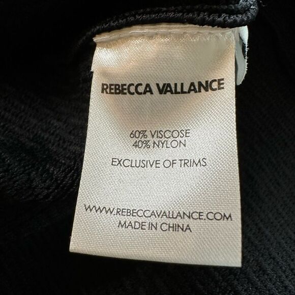 Rebecca Vallance Braque Embellished Jacquard Knit Mini Dress Cap Sleeve Medium - Picture 12 of 16
